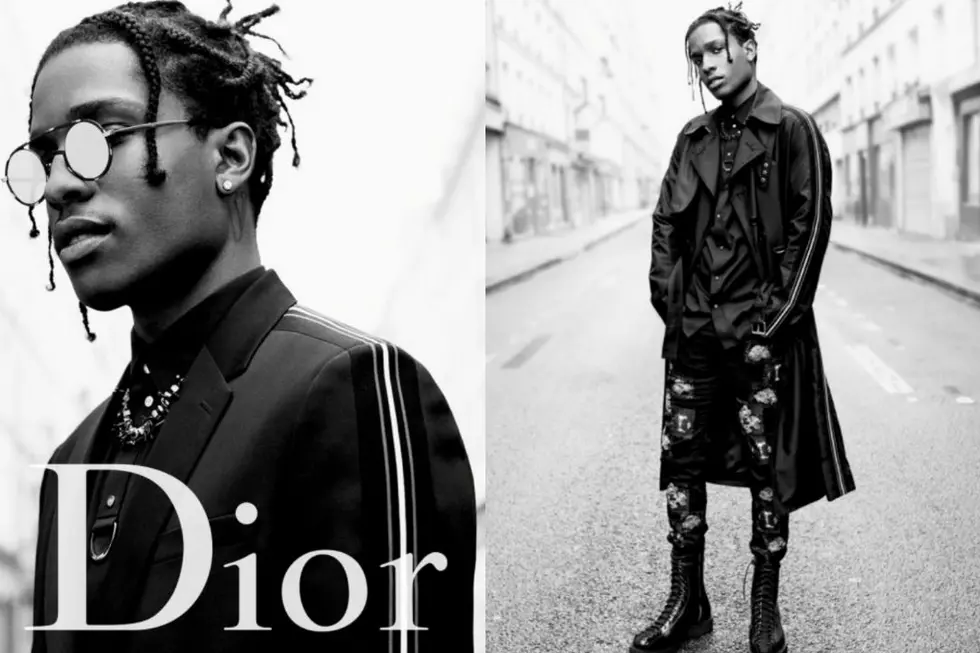 A$AP Rocky and Rami Malek x 'Dior Homme' Summer 2017.