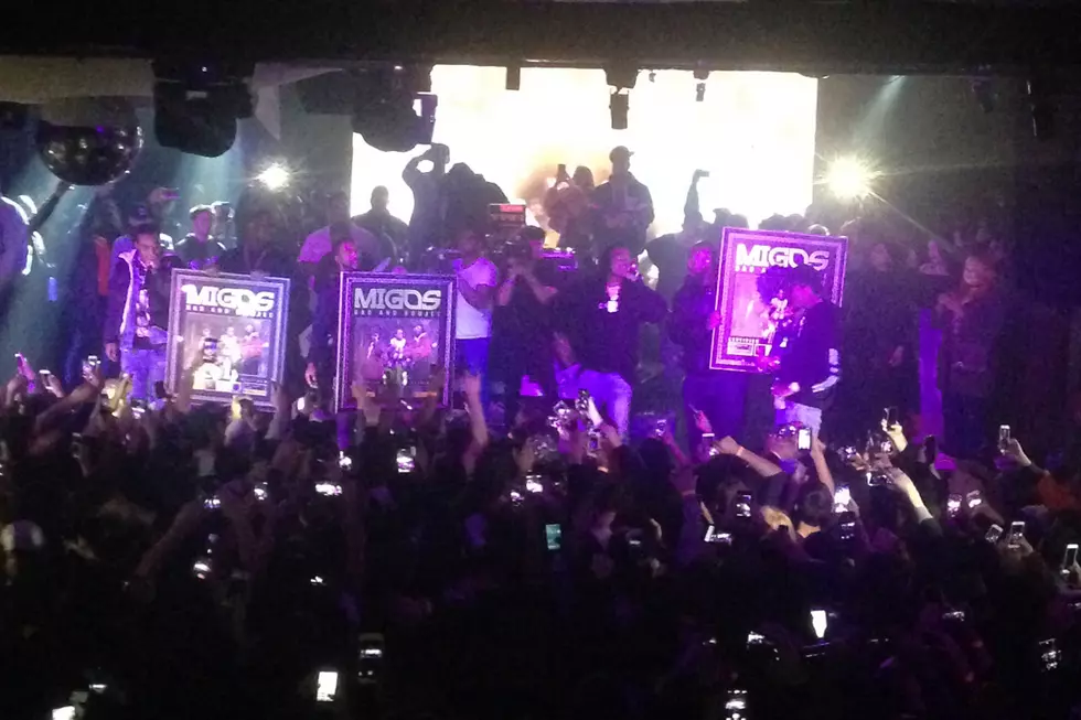 Migos Flex With Zaytoven, a Keytar and Platinum Plaques at New York 'Culture' Show