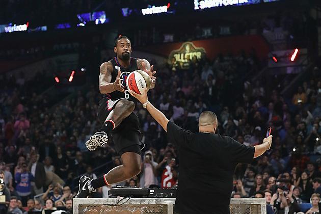 DJ Khaled Helps Los Angeles Clippers’ DeAndre Jordan With His Slam Dunk