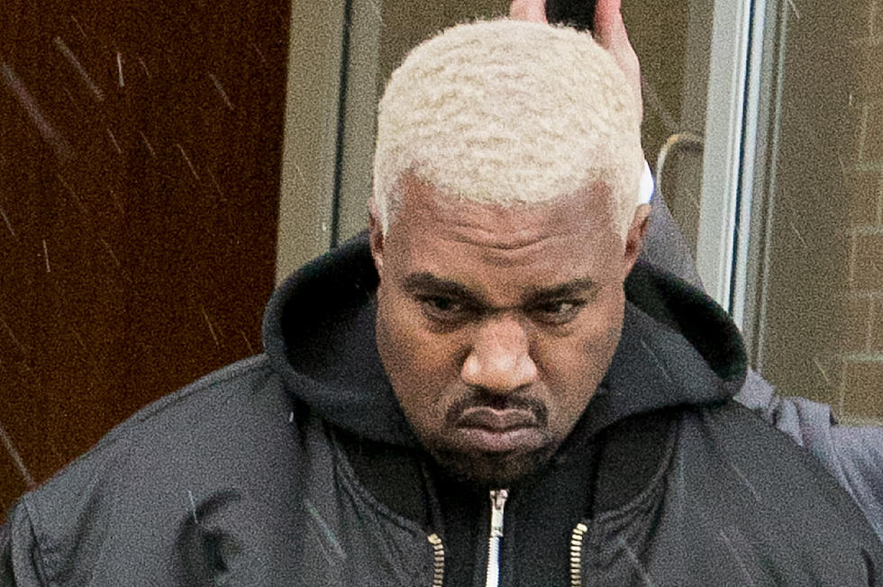 Kanye West Dyes His Hair Platinum Blond