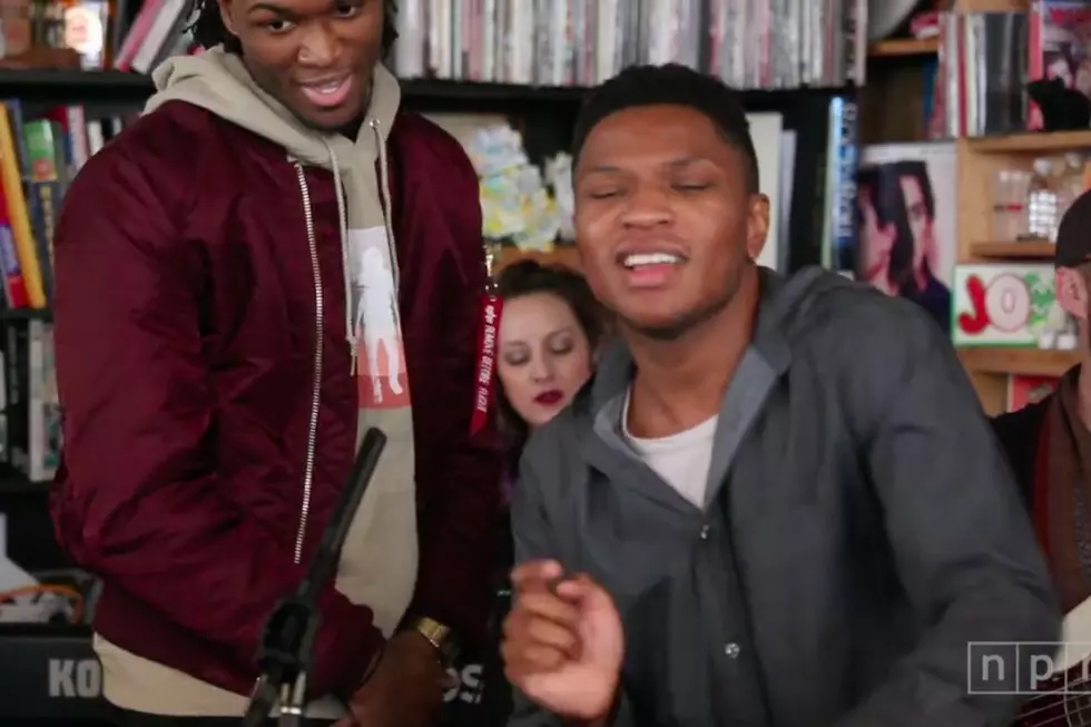 Watch Gallant and Saba Perform “Bourbon” Remix and More