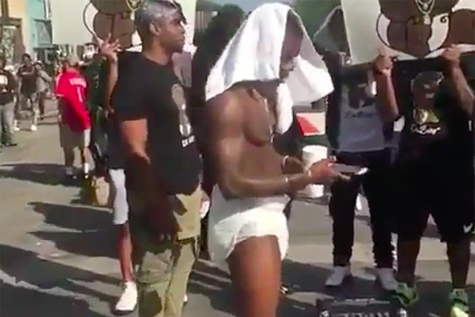 Rapper DaBaby Shows Up in Just a Diaper to 2017 SXSW