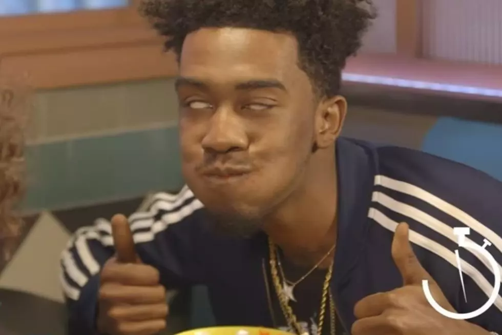 Watch Desiigner Shovel Jello Into His Mouth With Chopsticks