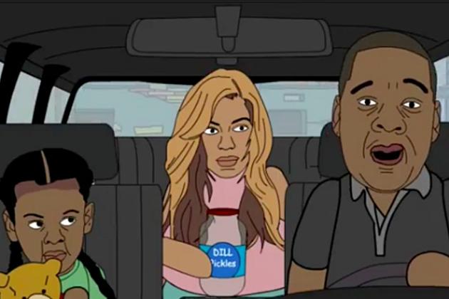 Watch This Hilarious Cartoon Featuring Jay Z and Beyonce’s Trip to the Drive-Thru With Blue Ivy