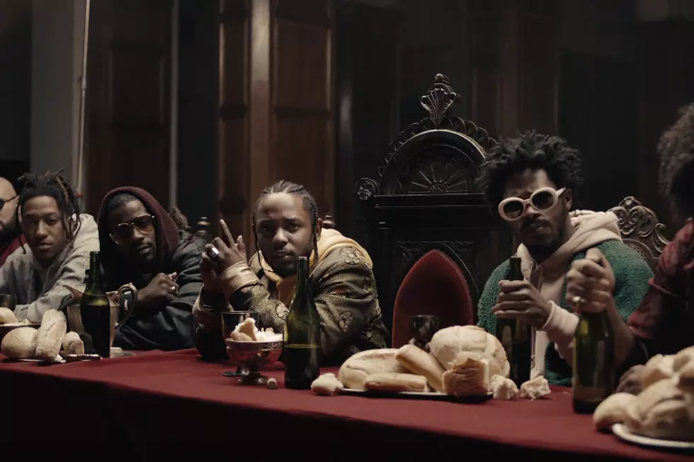 Kendrick Lamar Recreates the Last Supper in &#8220;Humble.&#8221; Video