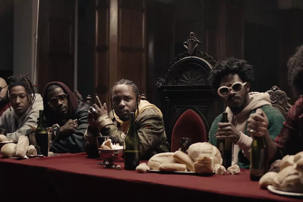 Kendrick Lamar Recreates the Last Supper in “Humble.” Video