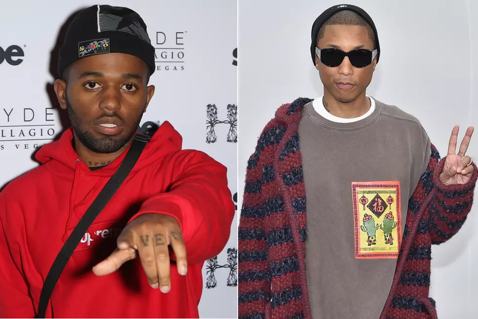 Madeintyo Hits the Studio With Pharrell to Work on Debut Album