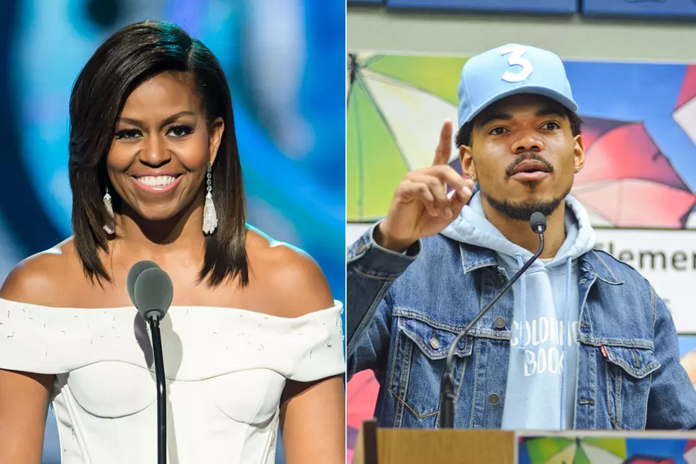 Michelle Obama Praises Chance The Rapper for $1 Million Donation to Chicago Schools