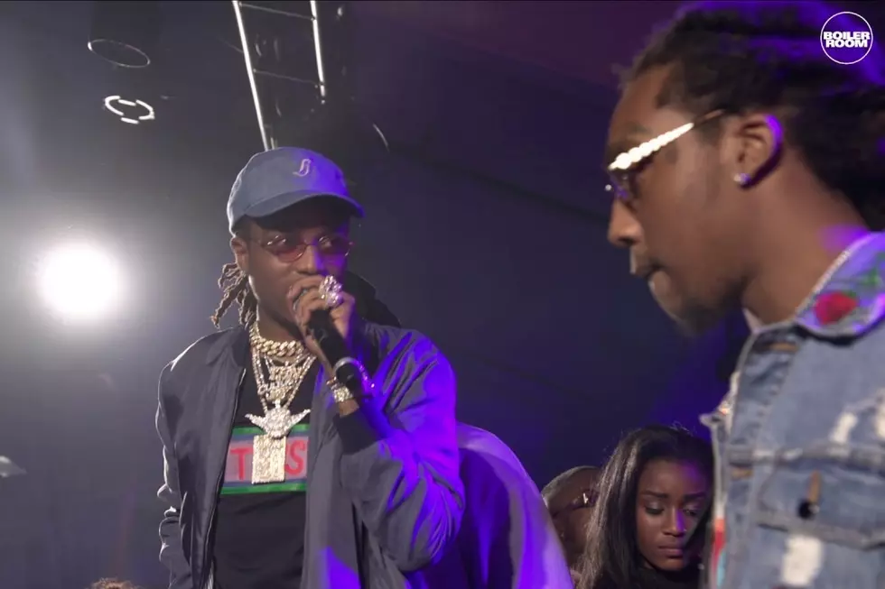 Migos Perform “T-Shirt” and “Bad and Boujee” at the Boiler Room