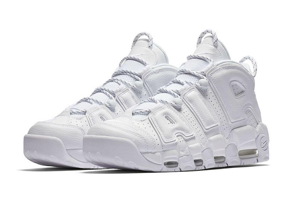 Nike to Release Air More Uptempo Triple White in May 