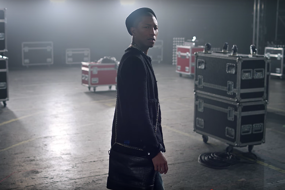 Pharrell Makes History as First Man to Star in Chanel Bag Campaign