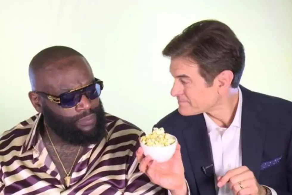 Rick Ross Tries Out New Food With Dr. Oz