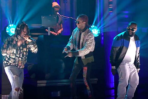 Rick Ross, Young Thug and Wale Perform “Trap Trap Trap” on ‘The Tonight Show’