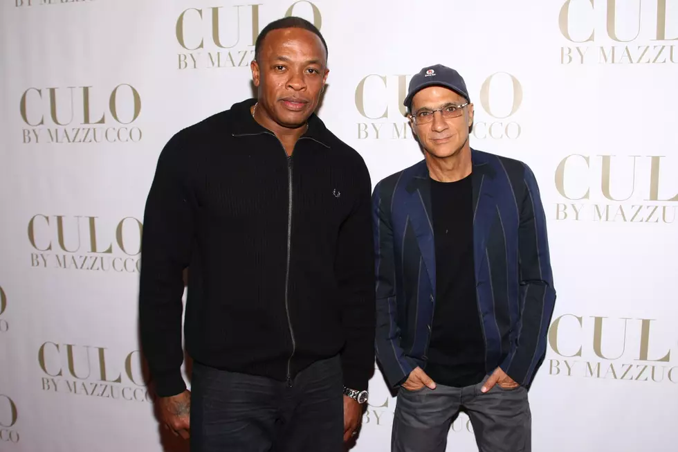 Dr. Dre and Jimmy Iovine Handle Business at the Golden State Warriors Practice Session