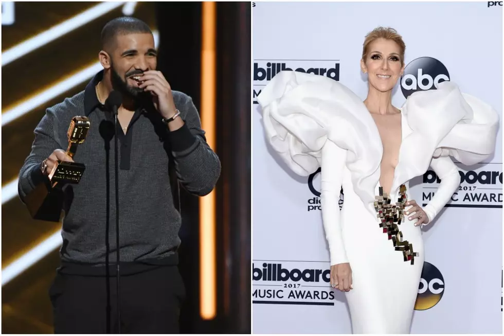 Drake Meets Celine Dion Backstage at the 2017 Billboard Music Awards