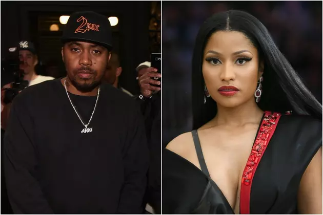 Nas and Nicki Minaj Fuel Dating Rumors With PDA at Birthday Party