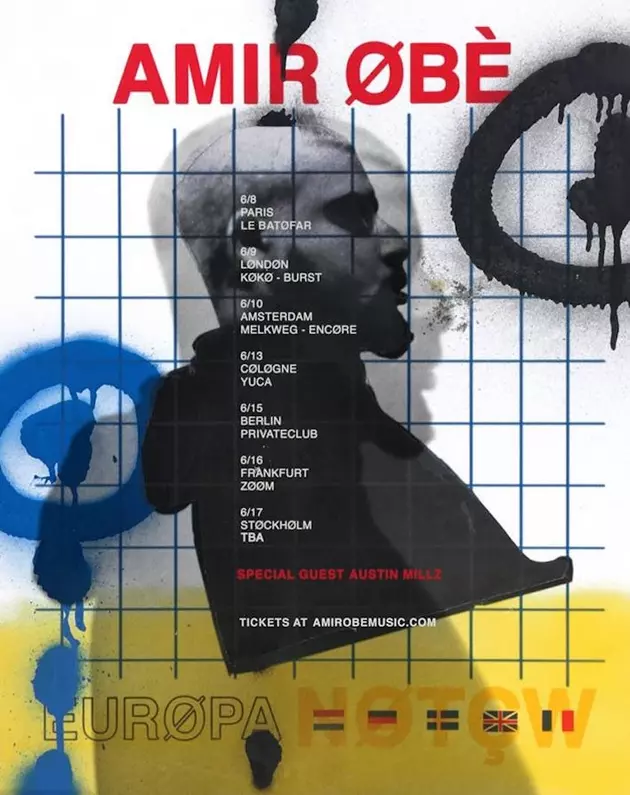 Amir Obe Is Heading Out on a European Tour