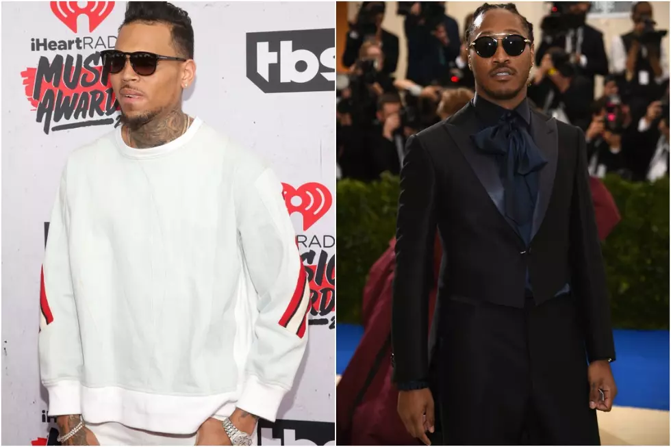 Chris Brown Brings Out Future, Hits Wild Dance Moves While Performing in Atlanta