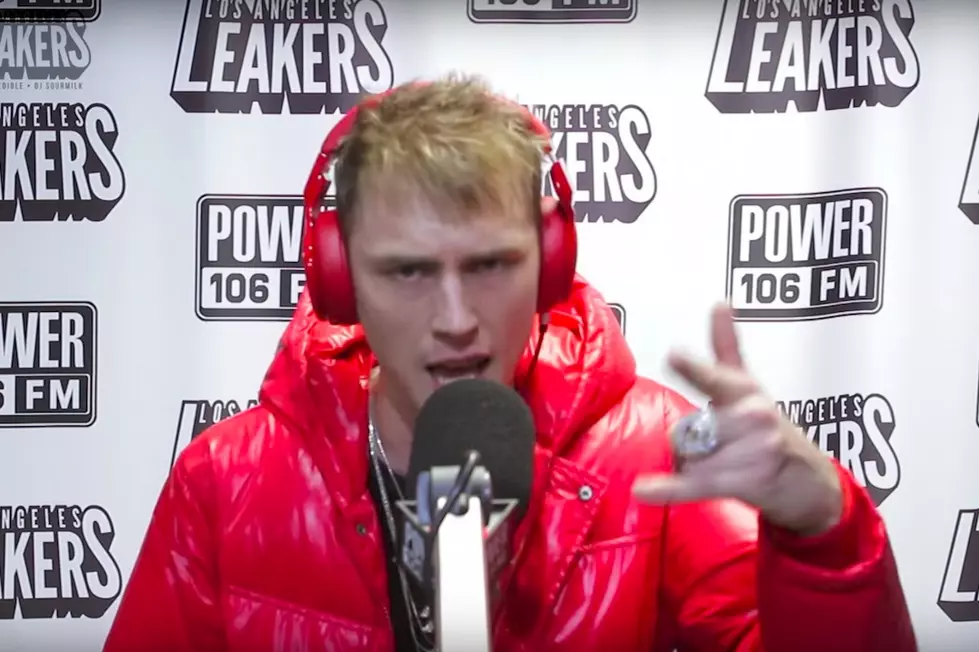 Machine Gun Kelly Takes Shots at His Haters in L.A. Leakers Freestyle