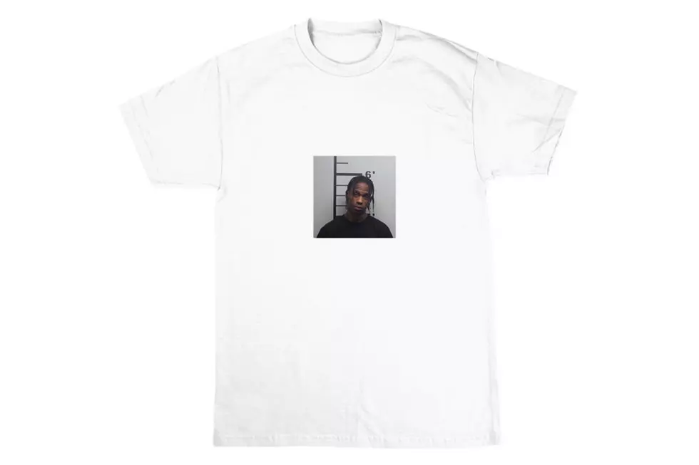 Travis Scott Releases T-Shirt Featuring His Mugshot