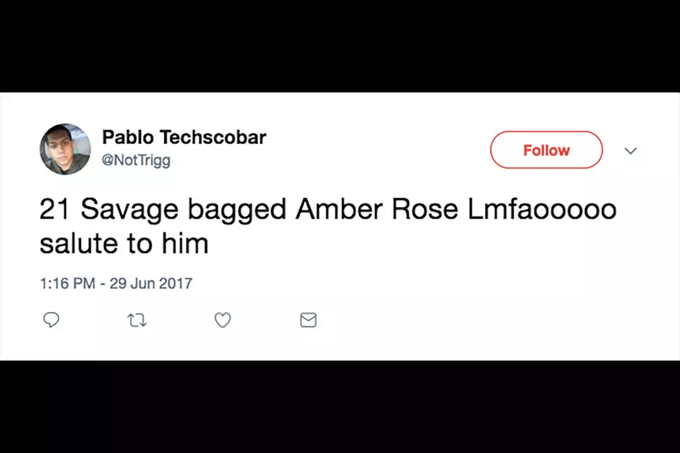 21 Savage Caught Leaving the Club With Amber Rose - XXL