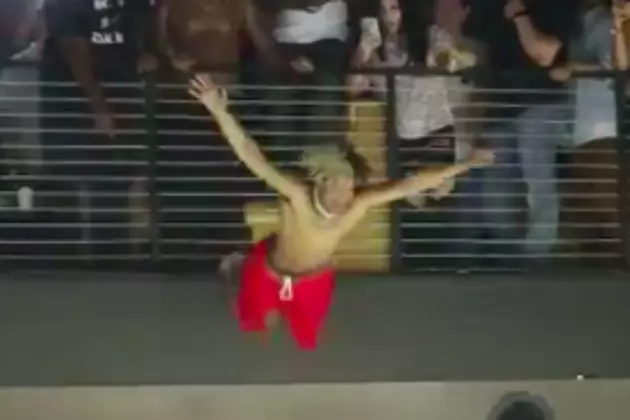 XXXTentacion Makes Insane Leap Into Crowd During Performance
