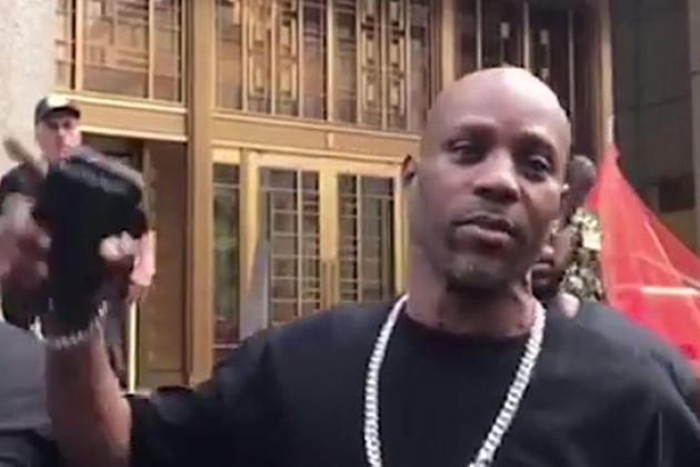 Watch DMX Freestyle About His Tax Problems With the IRS Outside of NYC Courthouse