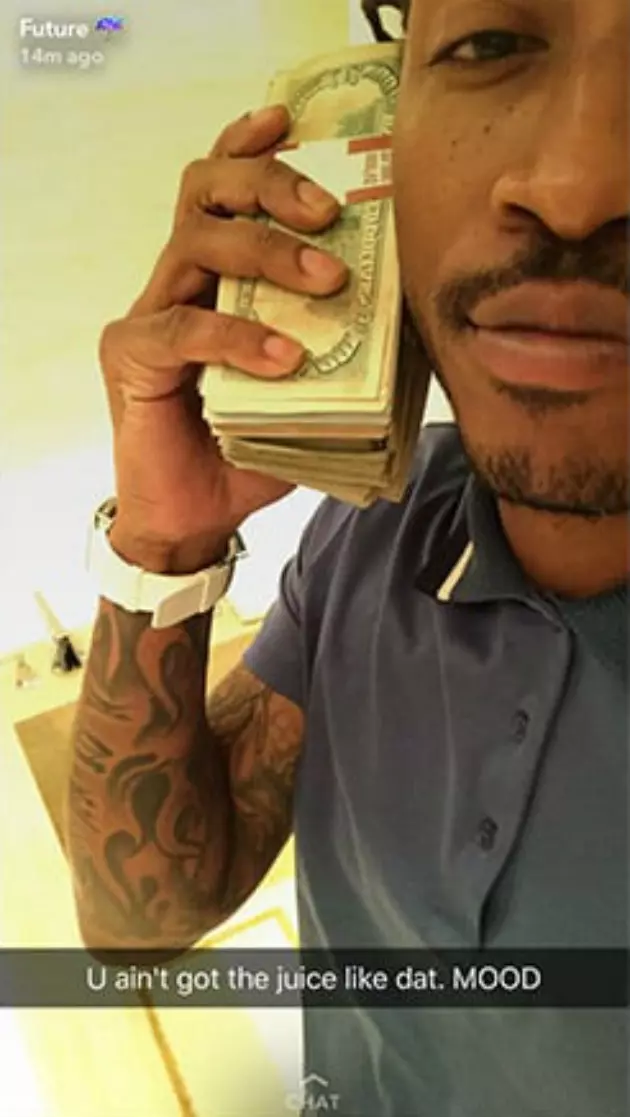 Future Seems to Respond to Jay-Z’s Lyrics on “Kill Jay Z” With Money Phone Photo