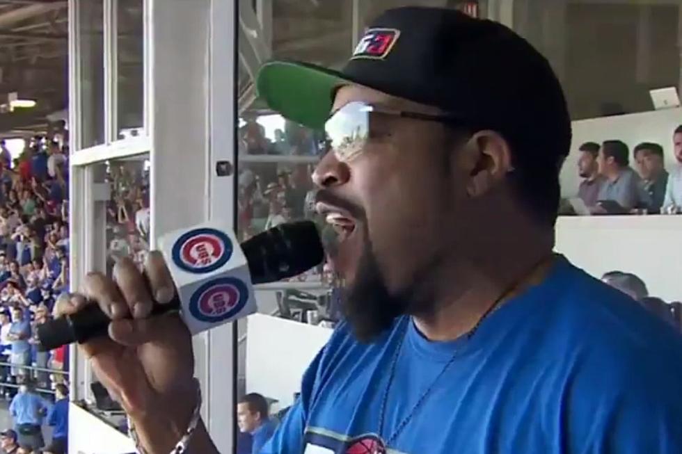 Watch Ice Cube Sing 'Take Me Out to the Ballgame' at Chicago Cubs Game