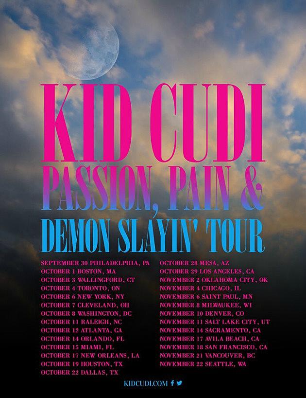 Kid Cudi Embarking on Passion, Pain and Demon Slayin’ Tour