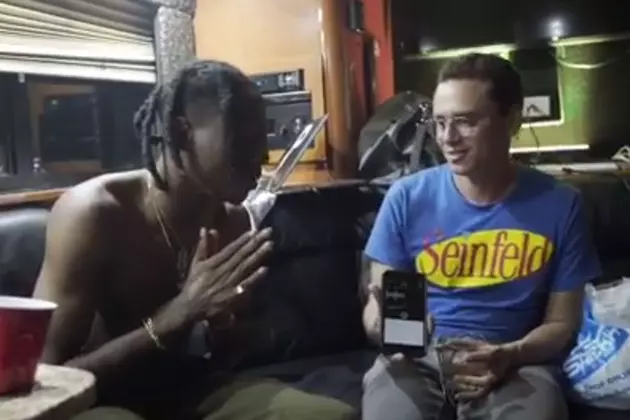 Logic and Joey Badass Spit a Freestyle Together on the Tour Bus