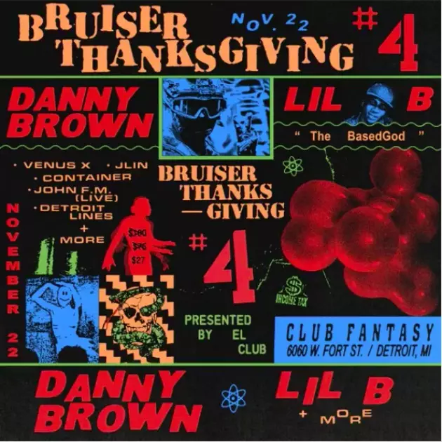 Lil B to Join Danny Brown for Bruiser Thanksgiving Event in Detroit