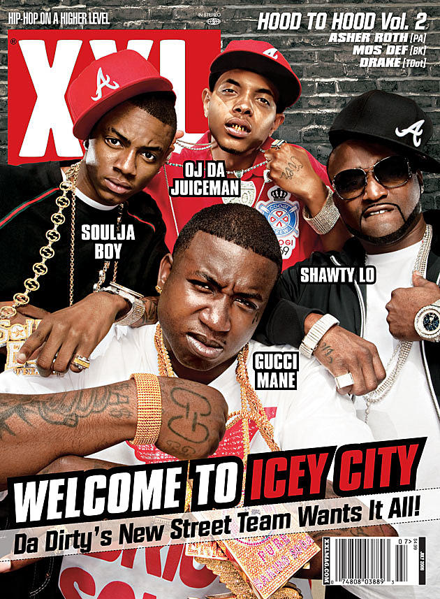 Gucci Mane, Shawty Lo, OJ Da Juiceman and Soulja Boy Are the New Wave of Atlanta Hip-Hop (XXL July 2009 Issue)