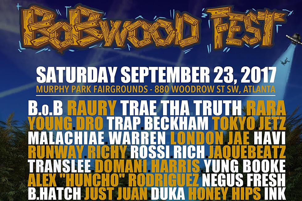 Trae Tha Truth, Raury and More to Perform at B.o.B’s BoBWood Fest