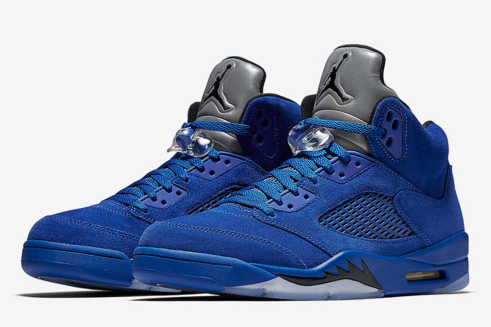 Top 5 Sneakers Coming Out This Weekend Including Air Jordan 5 Retro Blue Suede, Nike HyperAdapt 1.0 Sport Royal and More