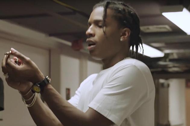 Watch ASAP Rocky Freestyle Over a Fire Alarm