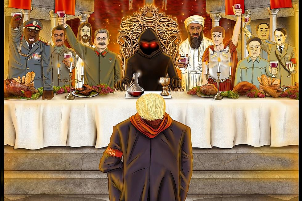 Kxng Crooked Drops &#8216;Good Vs. Evil 2: The Red Empire&#8217; Album Cover, Tracklist