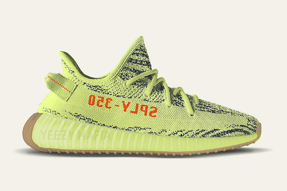 Adidas Yeezy Boost 350 V2 Semi Frozen Yellow Sneakers Leak Online