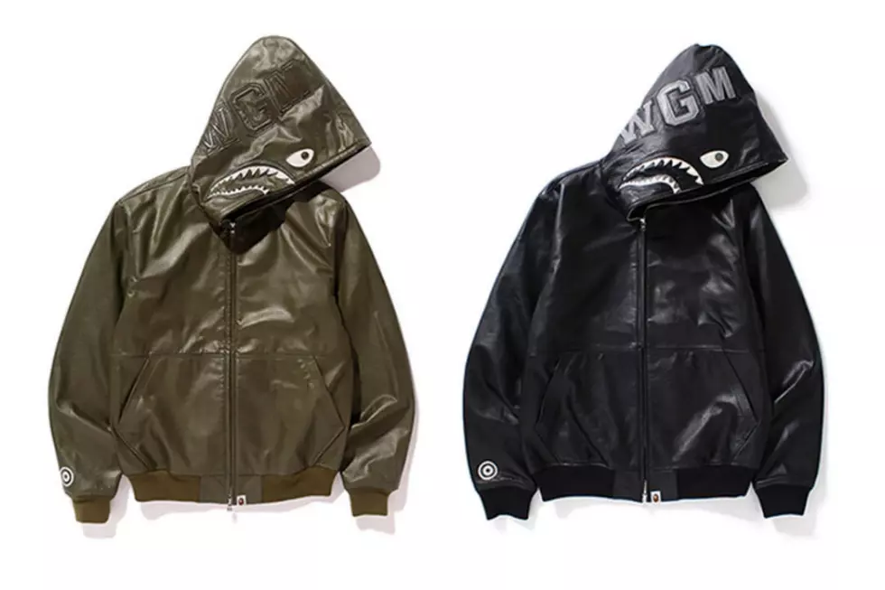 Bape to Release Leather Shark Hoodie Jackets 