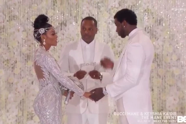 Gucci Mane Marries Keyshia Ka'oir in Lavish Miami Ceremony!: Photo 3974213, Gucci Mane, Keyshia Ka'oir, Wedding Photos