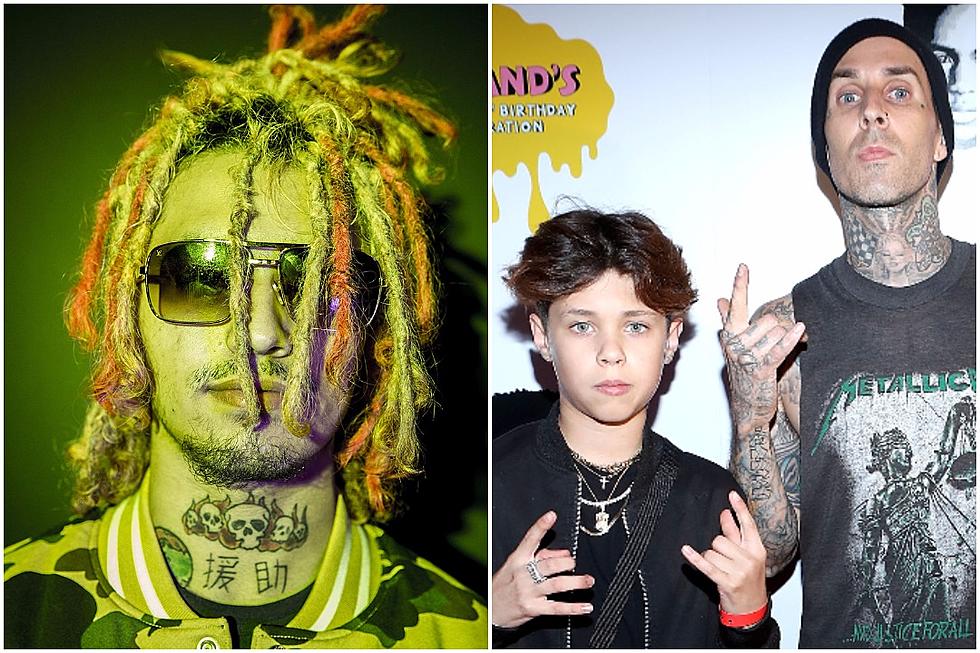 Lil Pump Performs at Birthday Party for Travis Barker’s Son