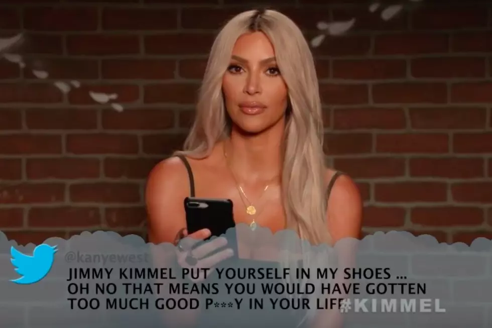 Kim Kardashian Reads Kanye's Mean Tweet on ‘Jimmy Kimmel Live!'