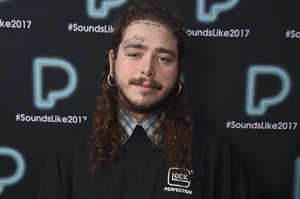 Post Malone Gets a “Stay Away” Tattoo on His Face