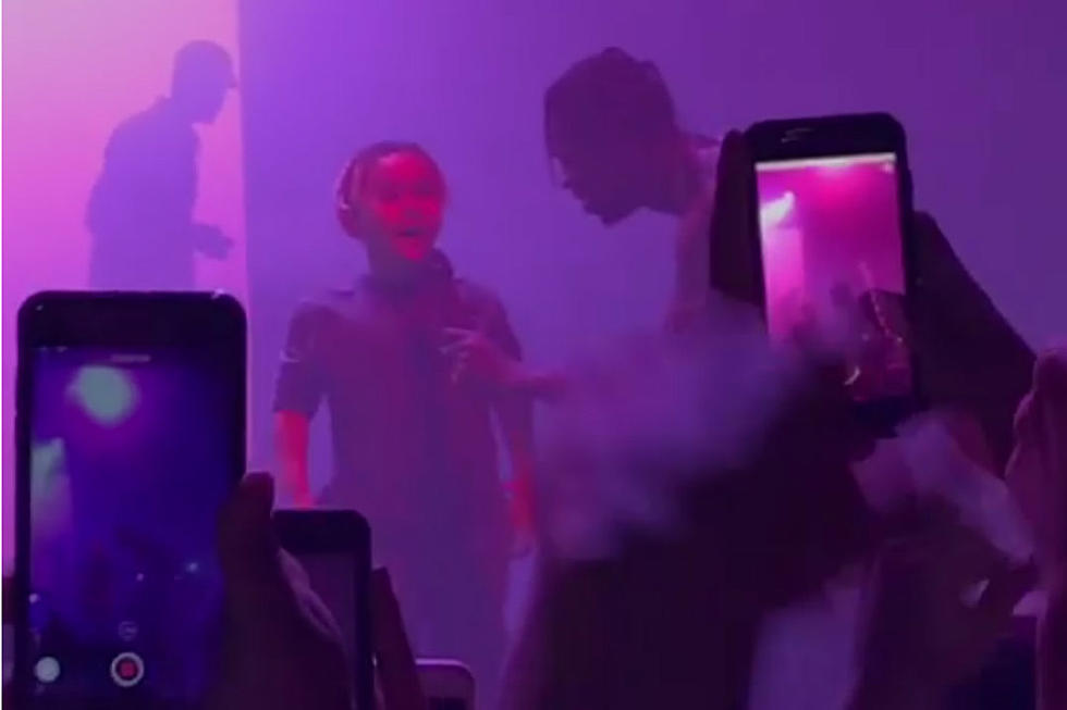 Travis Scott Brings 9-Year-Old Fan on Stage to Perform “Goosebumps” in California
