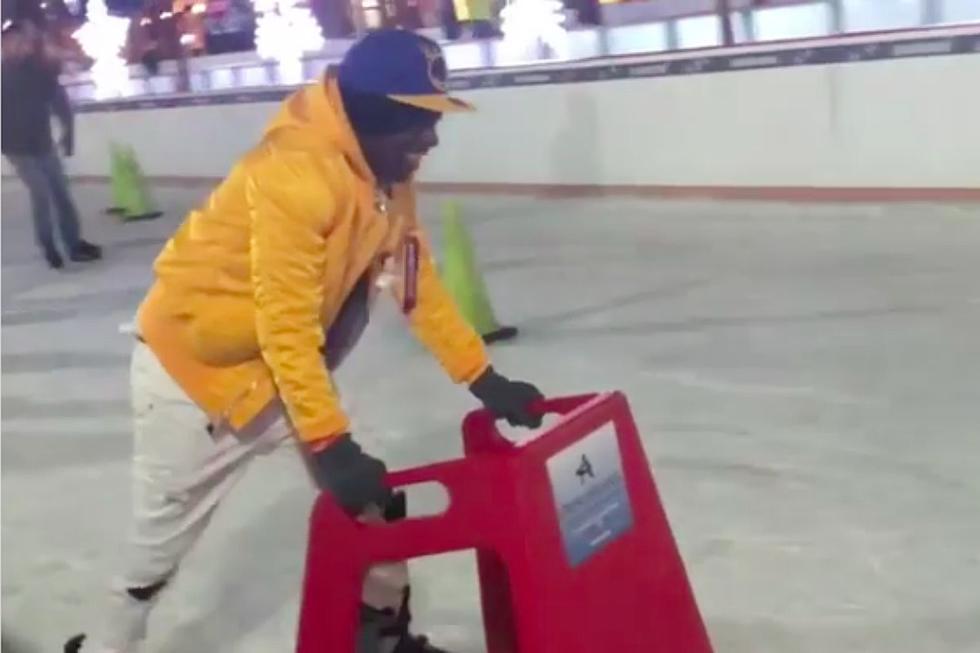 Watch Boosie BadAzz Make a Comical Attempt at Ice Skating