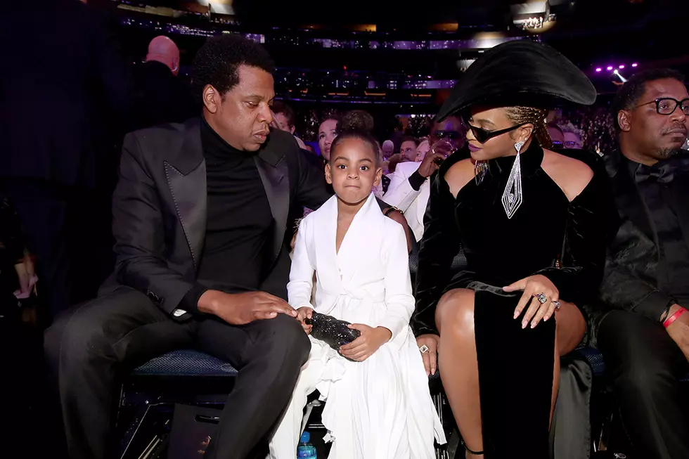 Blue Ivy Means Business When She Tells Jay-Z and Beyonce to Stop Clapping at 2018 Grammy Awards