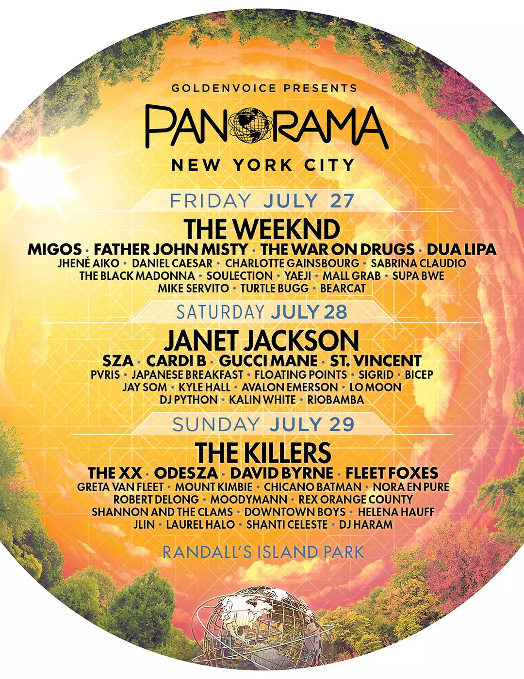 The Weeknd, Migos and More to Perform at 2018 Panorama Festival - XXL