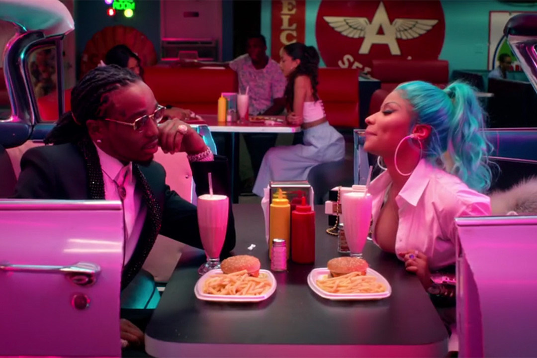 Quavo and Nicki Minaj Hit the Diner in ''She for Keeps'' Video - XXL