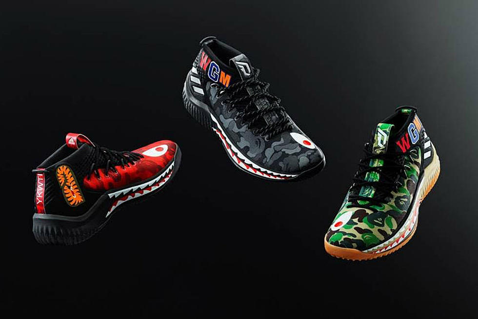 Bape and Adidas Officially Unveil Dame 4 Sneaker Collab