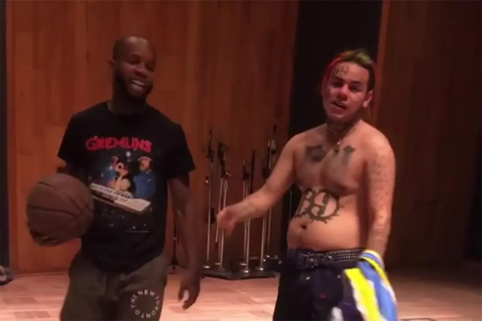 Watch 6ix9ine and Tory Lanez Play a Game of One-on-One Basketball